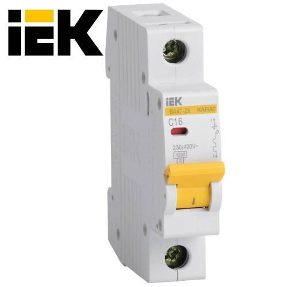 Автоматический выключатель IEK 1-Р 16А