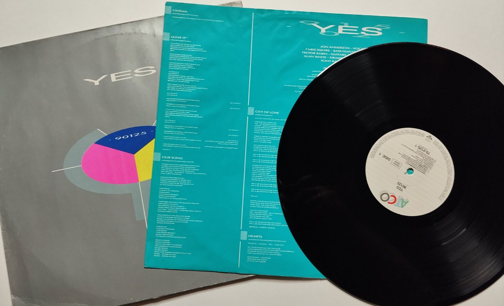 Винтажная виниловая пластинка LP Yes 90125 (Germany 1983)