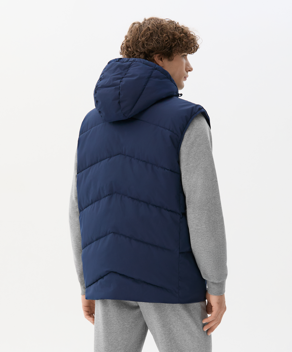 Жилет утепленный c капюшоном JÖGEL ESSENTIAL PerFormPROOF Padded Hooded Vest, темно-синий