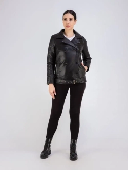 Куртка кожаная из натуральной кожи утепленная