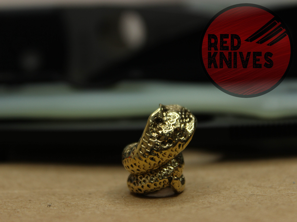 Бусина темлячная "Кобра", латунь