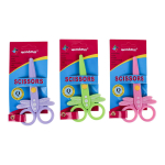 Ножницы детские пластиковые "Стрекоза", 12 см, на картоне