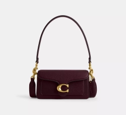 COACH СУМКА ЧЕРЕЗ ПЛЕЧО TABBY 20, БОРДОВЫЙ