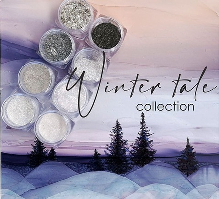 Набор пигментов и шиммеров Winter tale (Зимняя сказка), 8шт