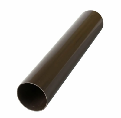 Труба водосточная 87/3000мм ПВХ, коричневая, графит (для водосточной системы ПВХ D=120/87)