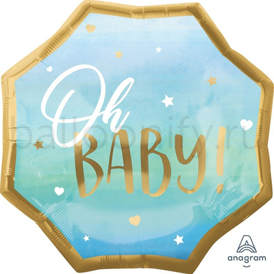 Фольгированная фигура, Oh Baby мальчик P32, 22"/55CM