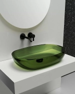 Раковина Abber Kristall AT2805Emerald зеленая