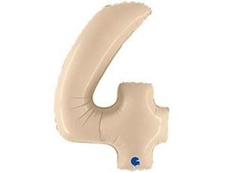 Г ЦИФРА 4 40" Сатин Крем