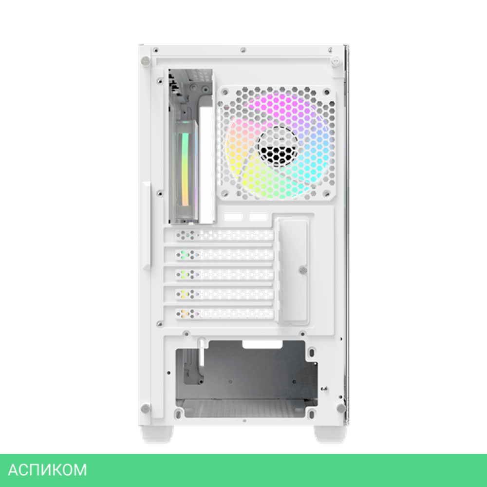 Корпус Ocypus Gamma C52 WH ARGB mATX без БП (Gamma-C52-WHD300XX-GL)