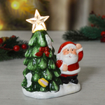 Сувенир новогодний с подсветкой "Ёлочка" 9*6*13см, батарейки в комплекте