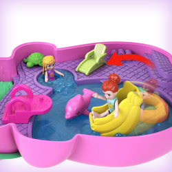 Polly Pocket - Обезьянка Компактная сумка Расширяемый игровой набор HWP04 / артикул   GKJ63 HWP04  / GTIN 194735218004