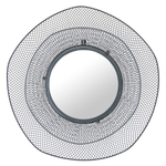 Зеркало vinger, D79 см, черное