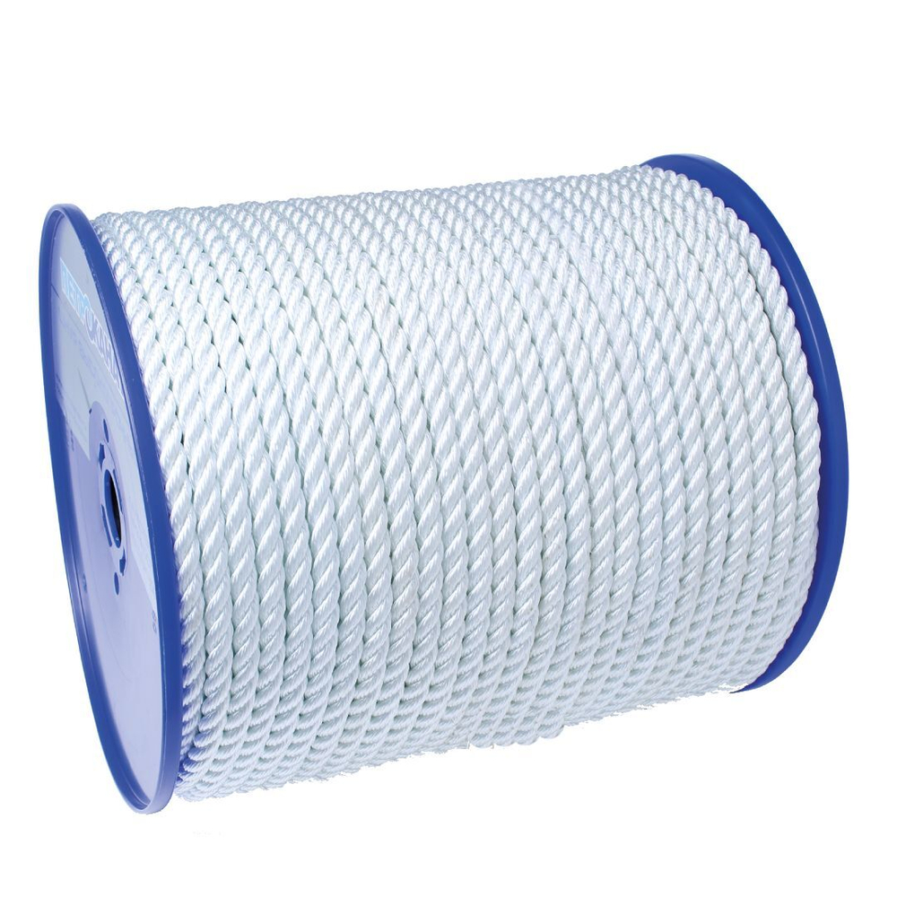 Канат крученый полиамидный ПАТ 5,0 мм, тест 500 кг, 400 м