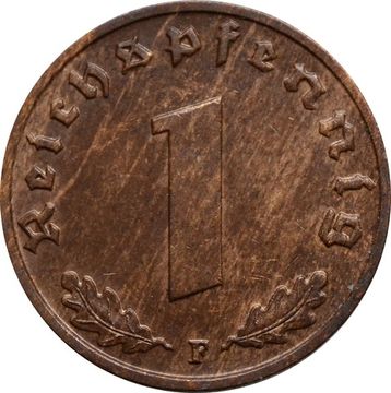 1 рейхспфенниг 1939 Германия (Третий рейх) "F"