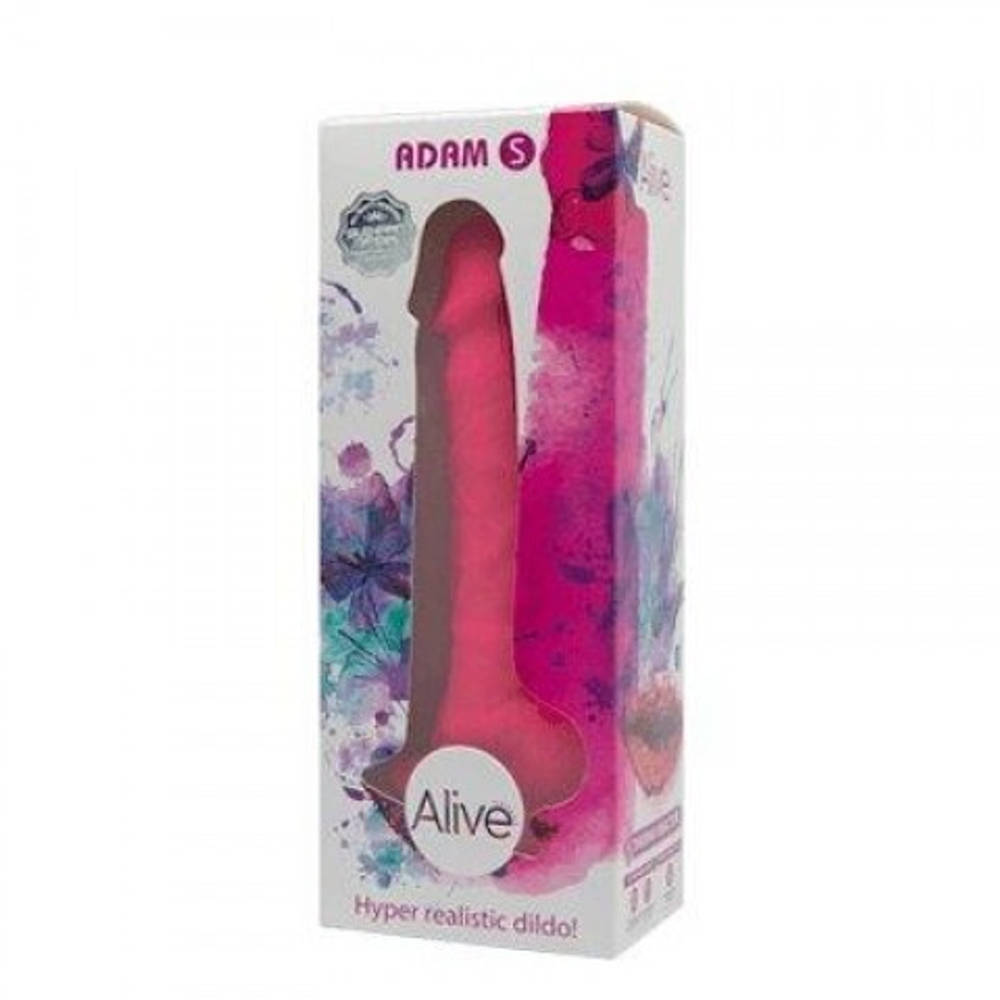 Фаллоимитатор Adam S розовый от Alive (17,75*3,8 см)