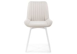 Стул на металлокаркасе Седа К крутящийся молочный / белый