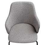 Стул Bergenson Bjorn Dwight, рогожка, светло-серый