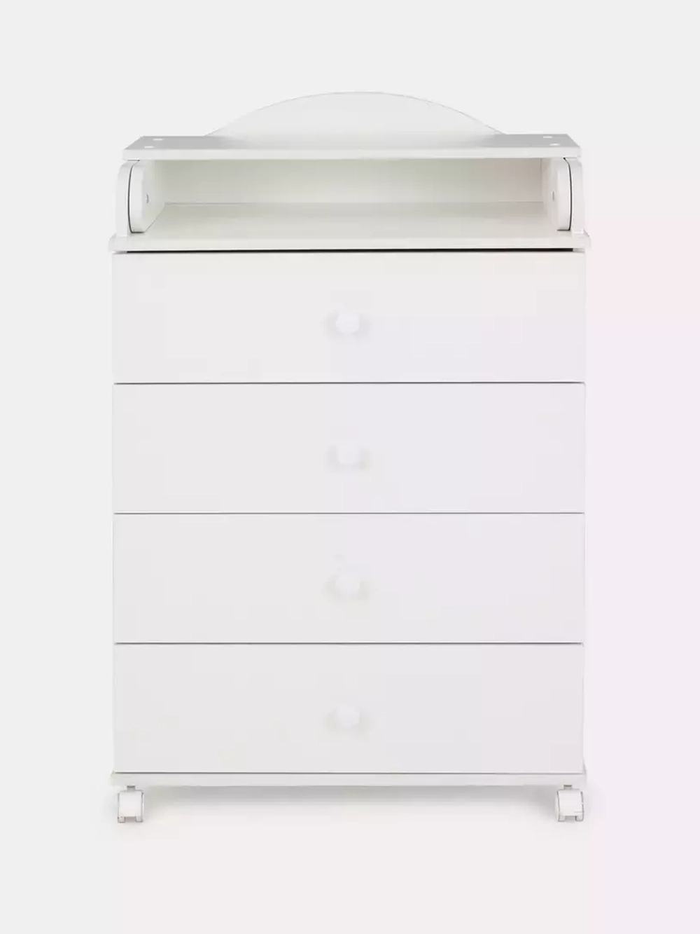 Комод "Фортуна" 4 ящ. (арт.60) ЛДСП 600/4 (белый)