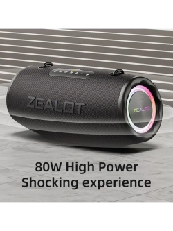 Портативная Bluetooth Колонка S87 80W black