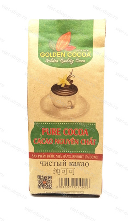 Какао-порошок Hucafood, 100% какао, 100 гр., крафт-пакет