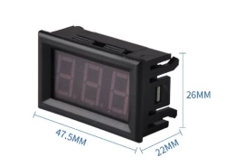 Вольтметр 0.56/DC5-120V/зеленый