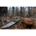 Нож Morakniv Kansbol, нержавеющая сталь, прорезиненная ручка, цвет зеленый+ножны