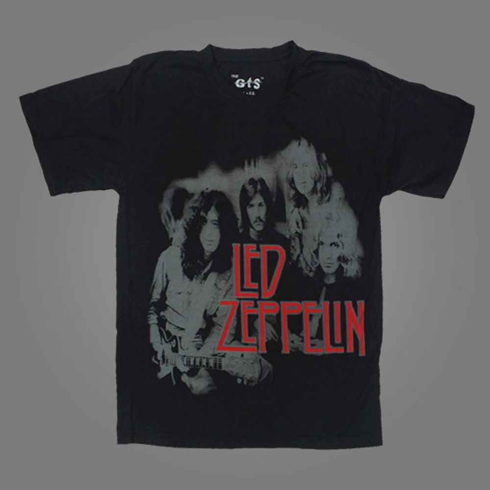 Футболка Led Zeppelin ( группа чёрно-серые тона )