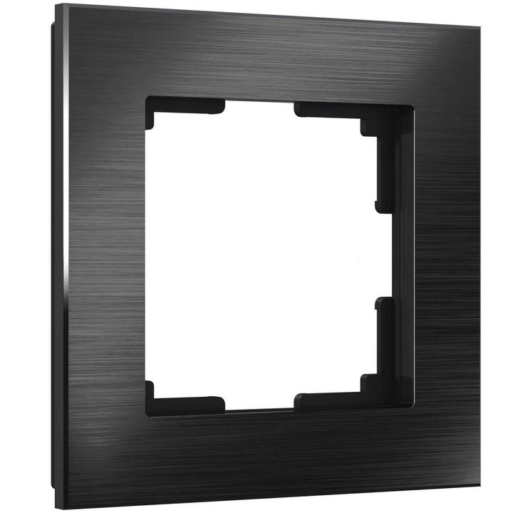 Рамка Werkel Aluminium на 1 пост черный алюминий W0011708 4690389157981