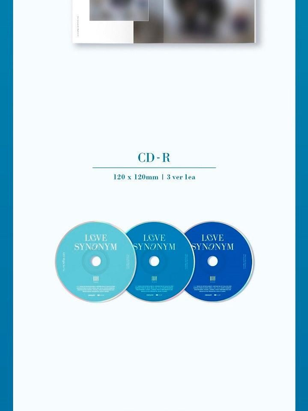 Альбом Monsta X Wonho - Love Synonym #2 : Right For Us 1st Mini Album PART.2 3 Version SET
