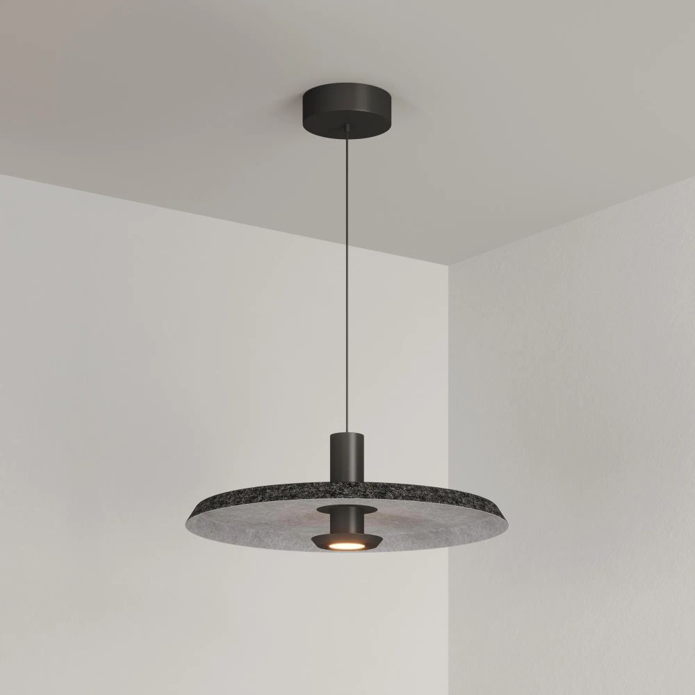 Светильник SP-KOTARO-R450-12W Warm2700 (BK-GR, 36 deg, 230V, TRIAC) (Arlight, IP20) 057225