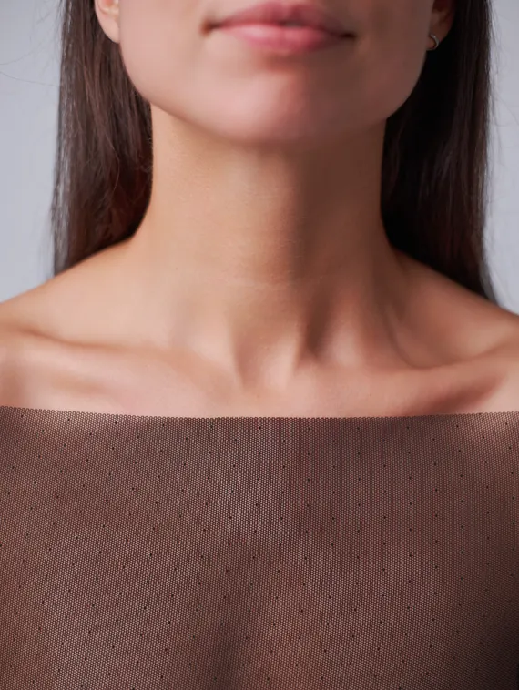 Сетка эластичная, Мушка оптом, черный 170