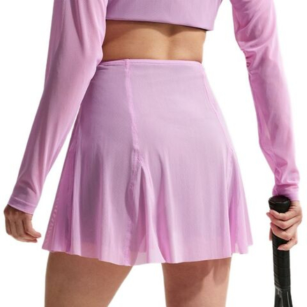 Теннисная юбка Nike Court Paris Slam High Waisted Tennis - light magenta/tattoo/black