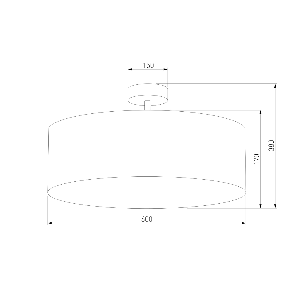 Потолочный светильник 4239 Rondo Graphite