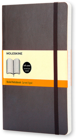 Блокнот Moleskine Classic Soft (QP616) 13х21см, 192стр. в линейку, мягкая обложка, черный