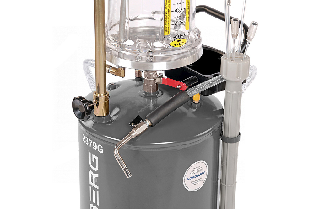 NORDBERG (2379G) Установка для сбора масла пневматическая, 65 л, серая