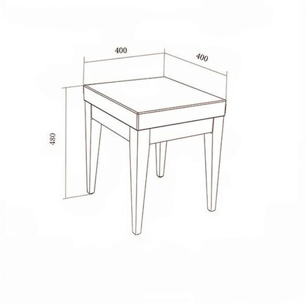 МОДЕНА Банкетка 40*40