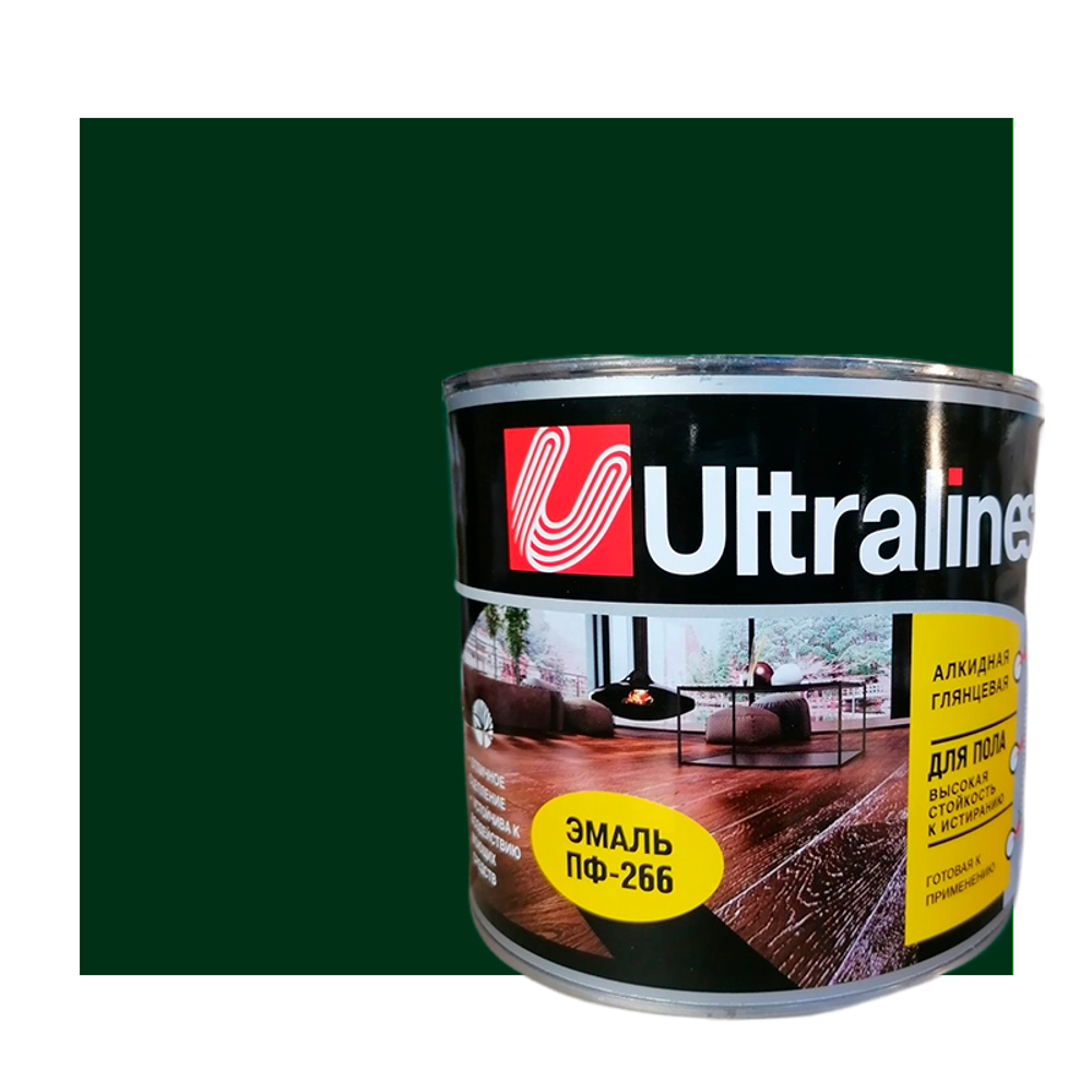 Эмаль ПФ-115 "ULTRA LINES" ИЗУМРУД 2,6кг