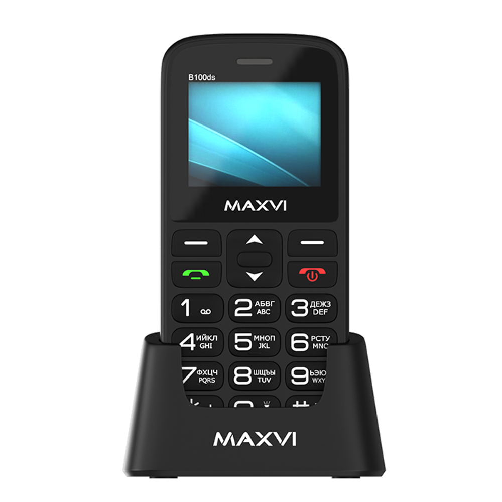 Сотовый телефон Maxvi B100ds Black