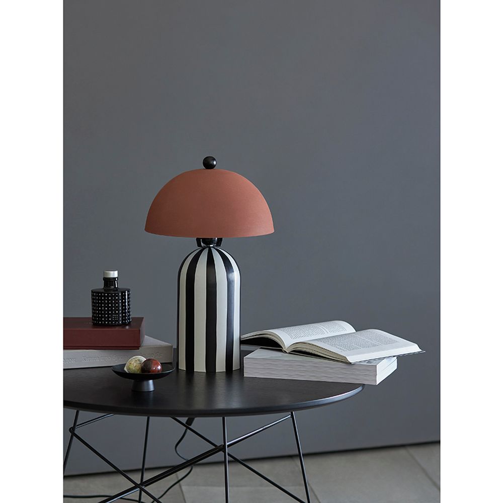 Светильник настольный Anniken, Ø25х38 см, терракотовый