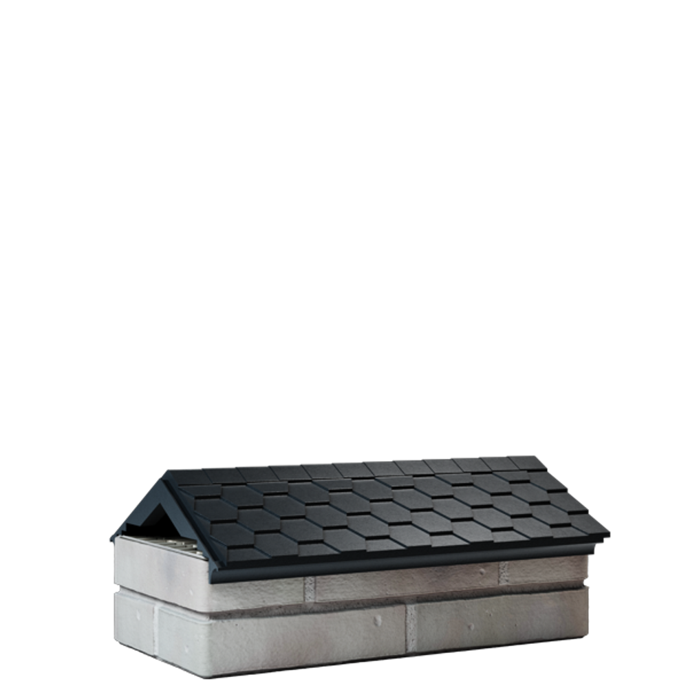 Парапет полимеркомпозитный Everest 250*510 (1 кирпич) черный