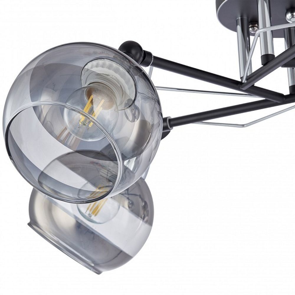 Потолочная люстра Arte Milano AMALFI-323685 323685/5B BK+CR