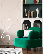 Кресло Кэнди с подлокотниками велюр зелёный