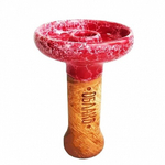 BOWL CLOUD Phunnel L Glaze Top Red Marble