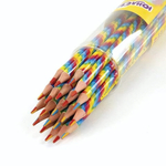 Карандаш 3мм. многоцветный грифель 4цв., заточ. (Юнландия)