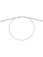 Поводок для рыбалки струна 0,27мм 6,0кг/15см (1уп по 5шт)