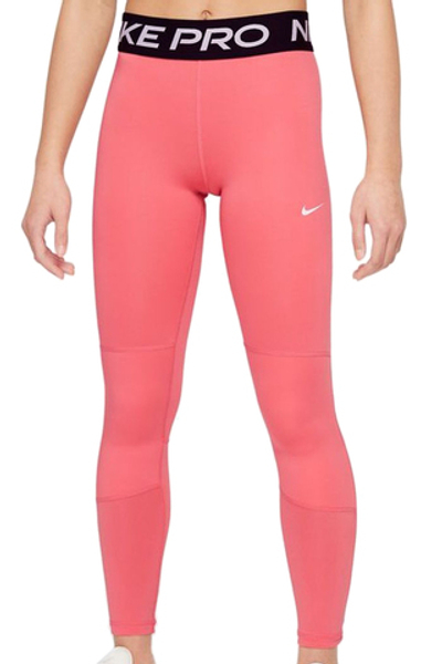 Штаны для девочки теннисные Nike Pro G Tight - pink salt/white