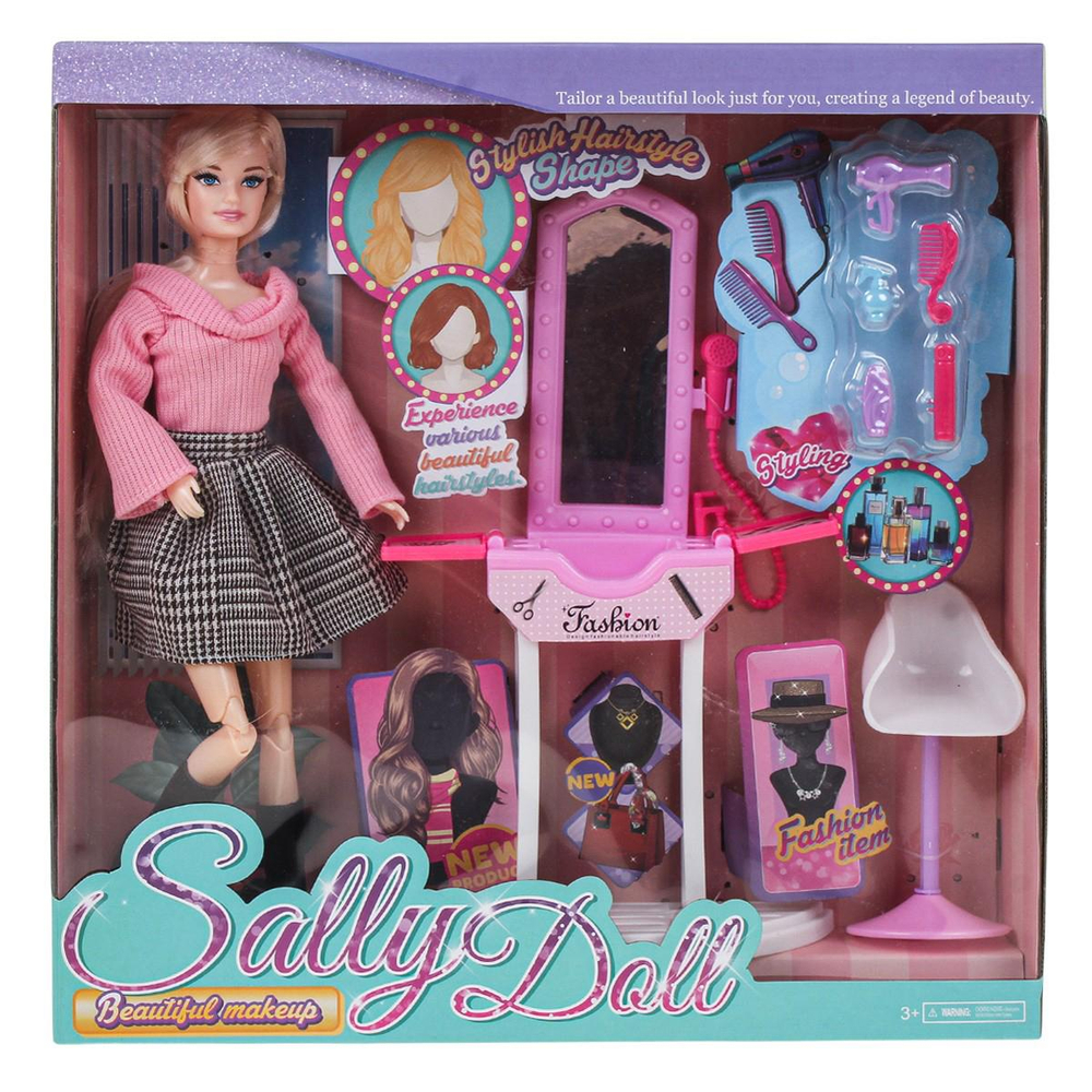 Кукла тип модель, с аксесс. коробка 68114-1