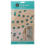 Гирлянда Круги Robin Egg блеск 2,1м 6шт