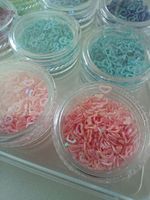 Набор глиттера в баночках "Сердечки"