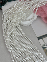 Жемчуг Premium, 4 мм, нить 41 см, белый